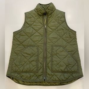 J. Crew vest, olive green, US Medium (women’s)